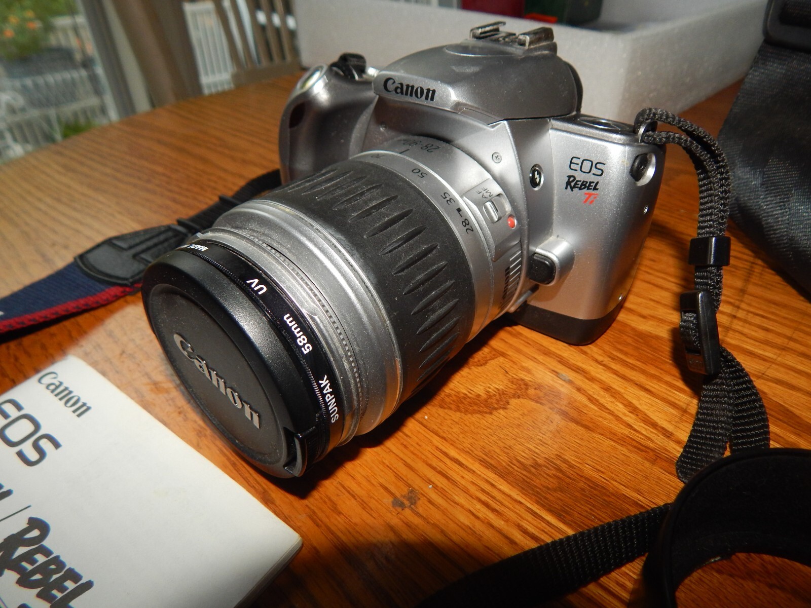 Camera Lot Canon Camera EOS Rebel Ti + TWO More Lenses + More & Camera