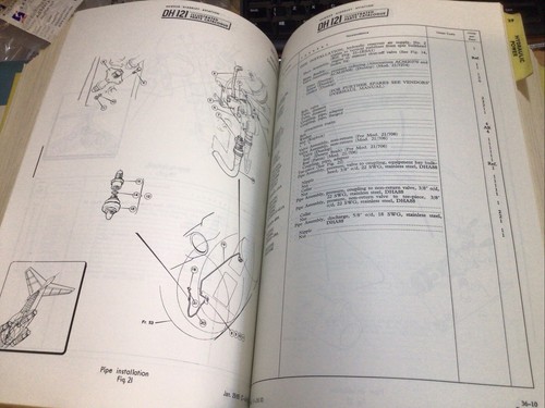 Hawker Siddeley DH121 Trident Illustrated Parts Catalogue 1 Volume - Picture 11 of 24