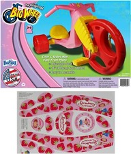 The Original Big Wheel 16" Tricycle - Pink Menacer w/Strawberry Shortcake Decals