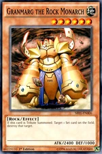 Granmarg the Rock Monarch SR01-EN006 Common X 1 N/MINT YUGIOH Effect Monster