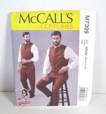 McCall's 7399 Steampunk Victorian/Steampunk Costume Pattern Men's 38-44 Uncut