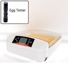 55 Egg Incubator Fully Automatic Digital Led Turning Chicken Duck Eggs Poultry
