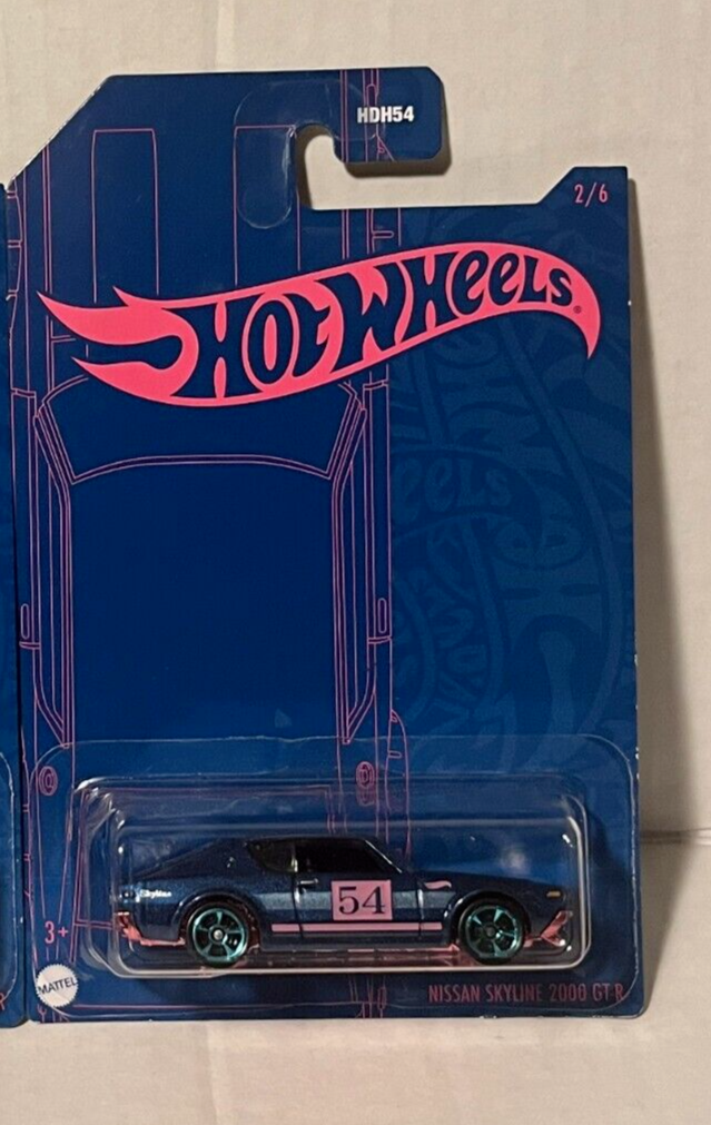 Hot Wheels 2022 54th Anniversary Pearl & Chrome Nissan Skyline 