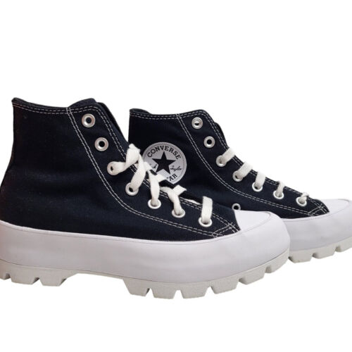CONVERSE CHUCK TAYLOR ALL STAR LUGGED BLACK CANVAS HIGH TOP BOOT Sneakers 9  | eBay