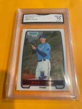 KYLE ZIMMER ROYALS 2012 BOWMAN CHROME # BDPP10 ROOKIE RC GRADED 10 L@@@K