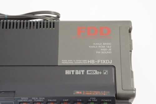 Computadora personal MSX2+ SONY HB-F1XDJ en caja -Nueva correa de goma /Mantenida- 0567 - Imagen 6 de 18