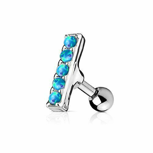 Ohrringe Ohrstecker 925 Sterling Silber synthetischer ovaler Opal 10x6mm in verschiedenen Farben