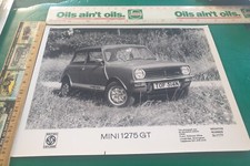 1970s LEYLAND MINI 1275 GT  Original Factory  Press  Photo  