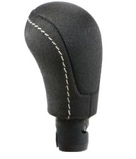 2012-2015 Camaro Genuine Oem Gm Factory Suede Shift Knob Silver Stone Stitching