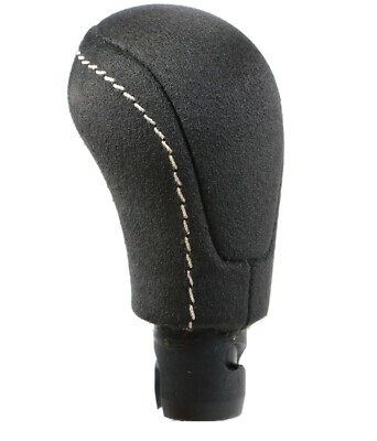 2012-2015 Camaro Genuine OEM GM Factory Suede Shift Knob Silver Stone Stitching