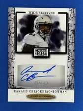 2021 Sage Premier Draft #A69 Ramaud Chiaokhiao-Bowman Black Prospect Auto