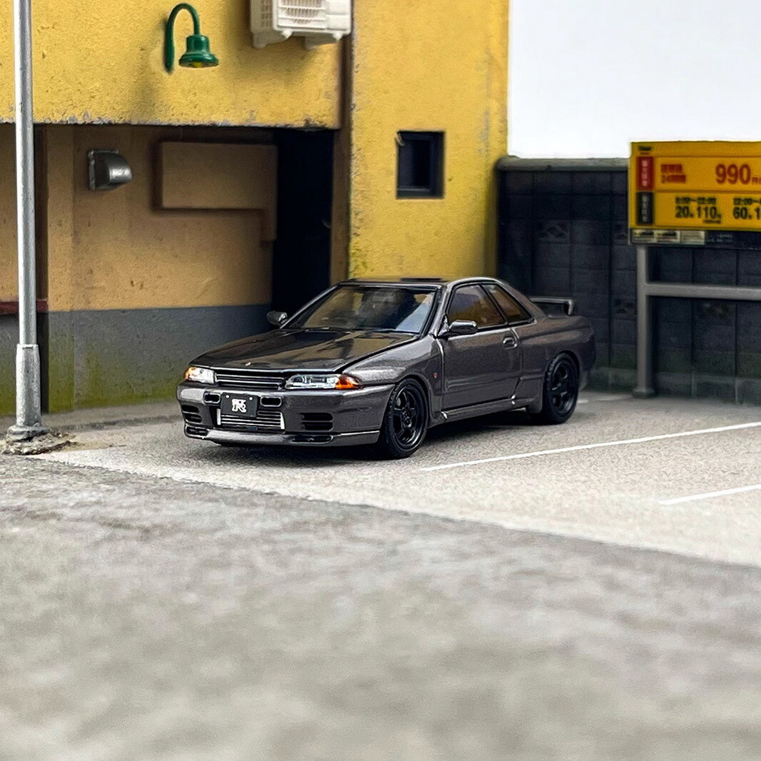 FH 1/64 GTR R32 Nismo S-tune 灰 215/666 FH 1/64 Scale Nissan GTR R32 Nismo S-Tune Grey Diecast Car