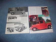 1929 Ford Model A Closed-cab Pickup Vintage Article Firemans Fancy