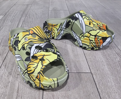 Nwt Adidas x Stella McCartney Women Multicolor Platform Clogs 10
