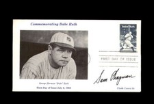 Sam Chapman Signed 1983 FDC Babe Ruth Cache New York Yankees Autograph