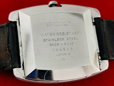 VINTAGE SEIKO DX 25J AUTOMATIC WATCH TV DIAL MODEL 6106-5410T DAY