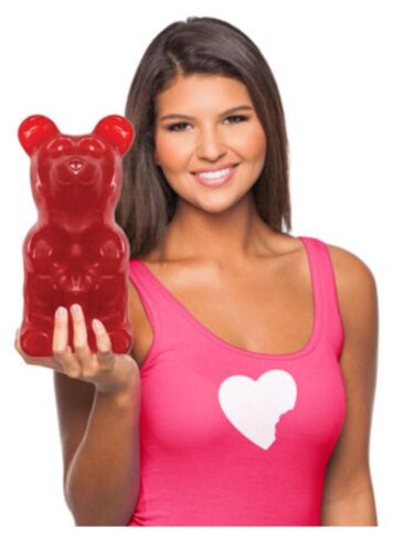 GUMMY BEAR OLBRZYMI 5lb PYSZNA DZIKA WIŚNIA - Zdjęcie 1 z 2