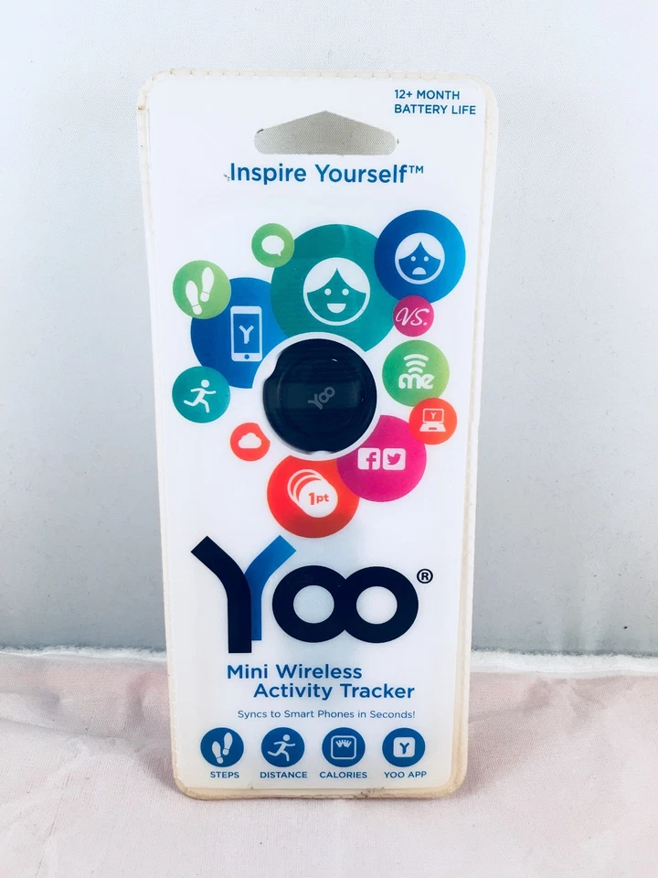 Mini rastreador de actividad inalámbrico Yoo 12+ meses pasos, distancia, calorías, aplicación Yoo Foto 2 de 4