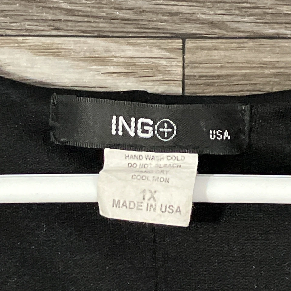 Mini Vestido de Fiesta De Colección Gótico Emo Ing Negro con Cremallera Hecho en EE. UU. Talla 1x Foto 3 de 4