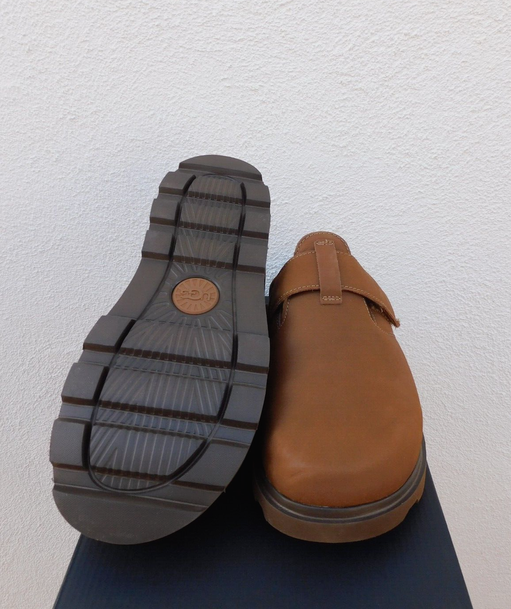 UGG CHESTNUT NUBUCK SOLANO CLOG SANDALS SHOES, MEN US 8/ EUR  display picture 3