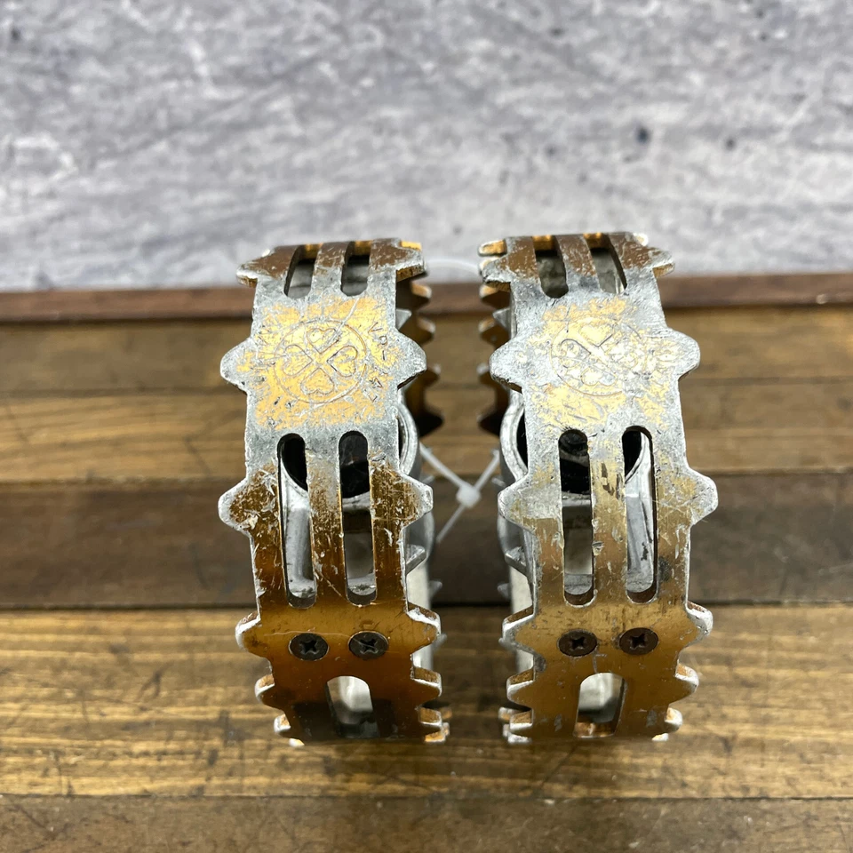 Pedales Mongoose ATB VP-747 9/16 pulgadas Old School BMX Bear Trap bronce 3 piezas OG Fade Foto 2 de 4