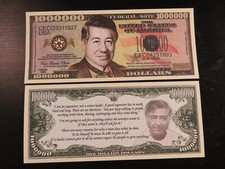 4 Bills CESAR CHAVEZ: Nat'l Farm Workers Leader ~ $1,000,000 One Million Dollars