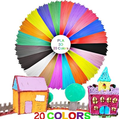 3D Stifte Filament, PLA Nachfüllungen, 1.75mm Farben Set für Kinder