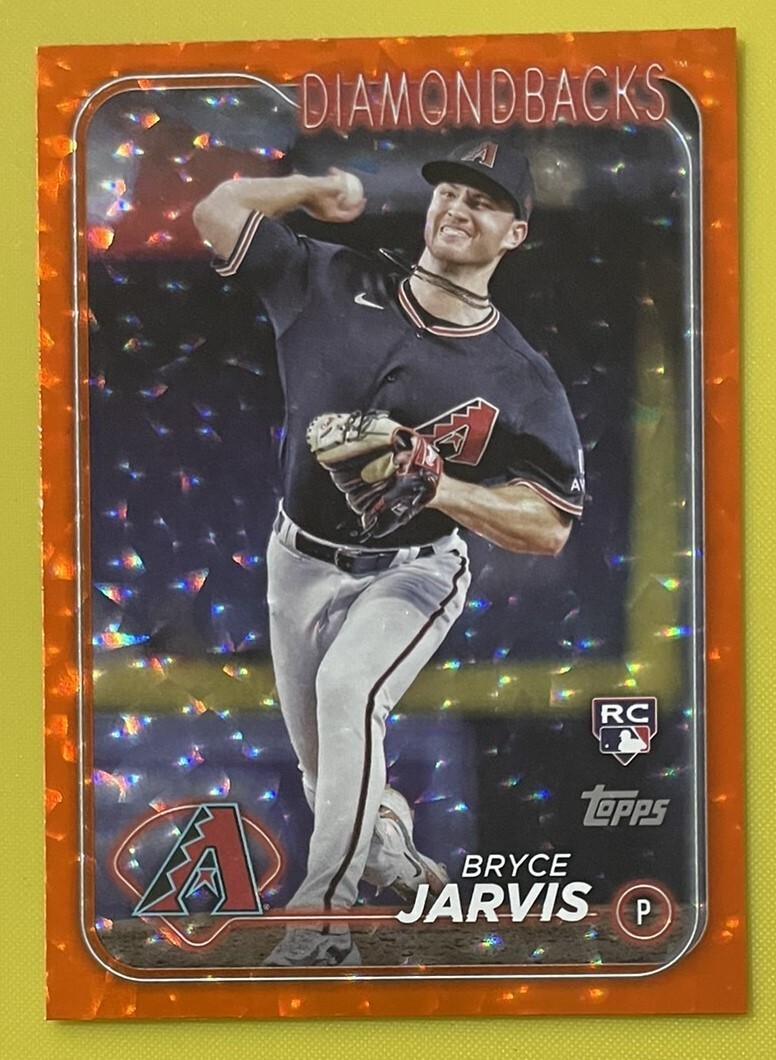 2024 Topps Baseball S2 Bryce Jarvis Rookie #363 Orange Foil 057/299 Diamondbacks