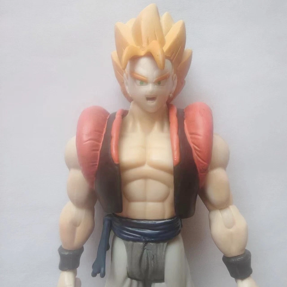 Figura de acción JAKKS Dragonball Z DBZ Collection SS Gogeta 2003 5,5" antigua suelta Foto 3 de 4