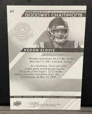 2022 Goodwin Champions Horizontal Kedon Slovis - Football 87