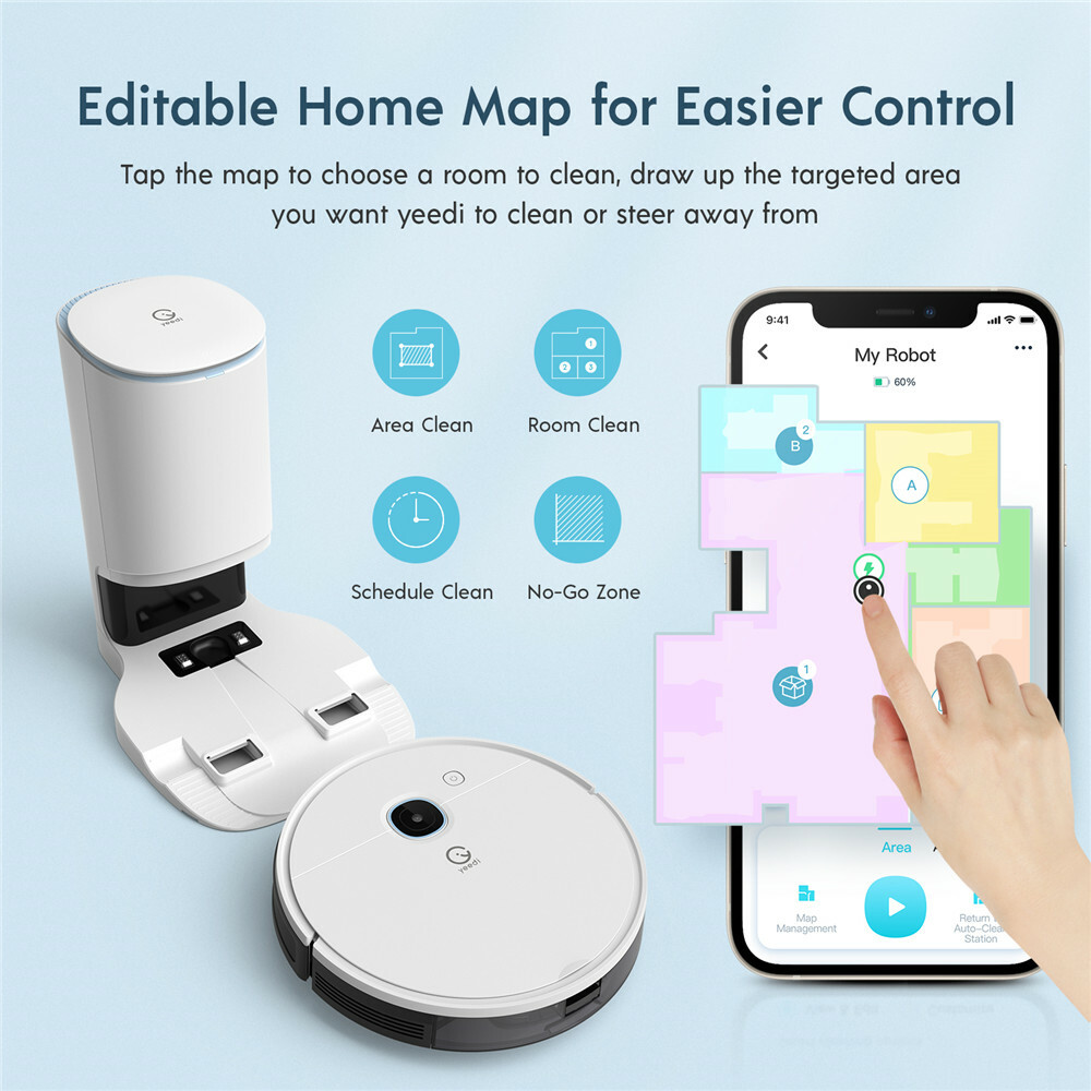 yeedi vac station Robot Vacuum and Mop Cleaner SelfEmptying 30 Days Auto Empty 6972790740517 eBay