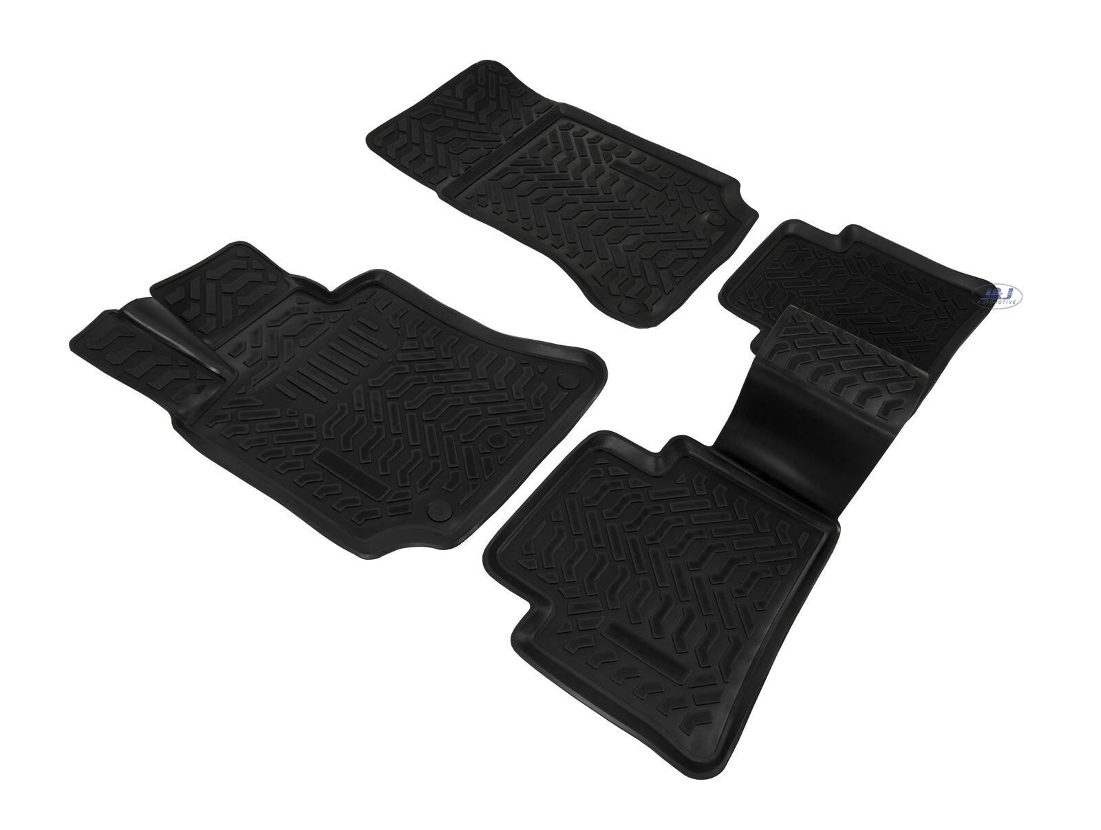 Tapis de sol 3D Mercedes Classe E W212 caoutchouc idéal pour voyages et météo difficile