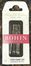 Bohin Tapestry Needles Size 22 Needle Sewing Needlepoint Quilting Crafting