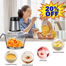 2L Meat Grinder Electric Multi Blender Mixer Food Processor Vegetable Chopper