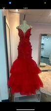 RED BEAUTIFUL PROM DRESS FOR SALE NEED GONE ASAP
