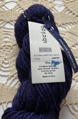 Malabrigo Rio New Yarn Unit of 1 Merino Superwash Purple Mystery 030 Marled NWT