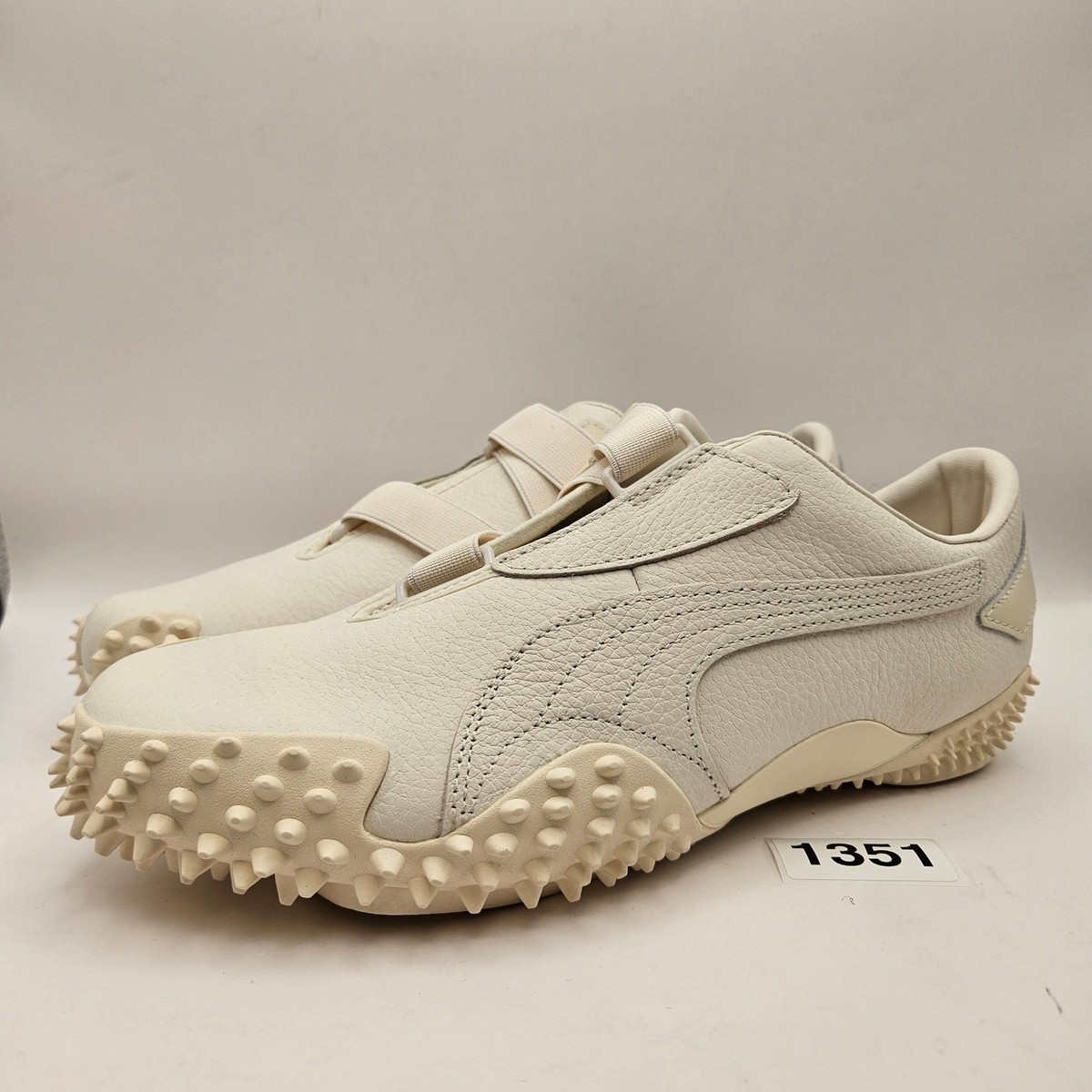 靴 Rare PUMA MOSTRO PUMA RARE WOMEN'S 10 MOSTRO LEATHER FROSTED IVORY WHITE 403569-02