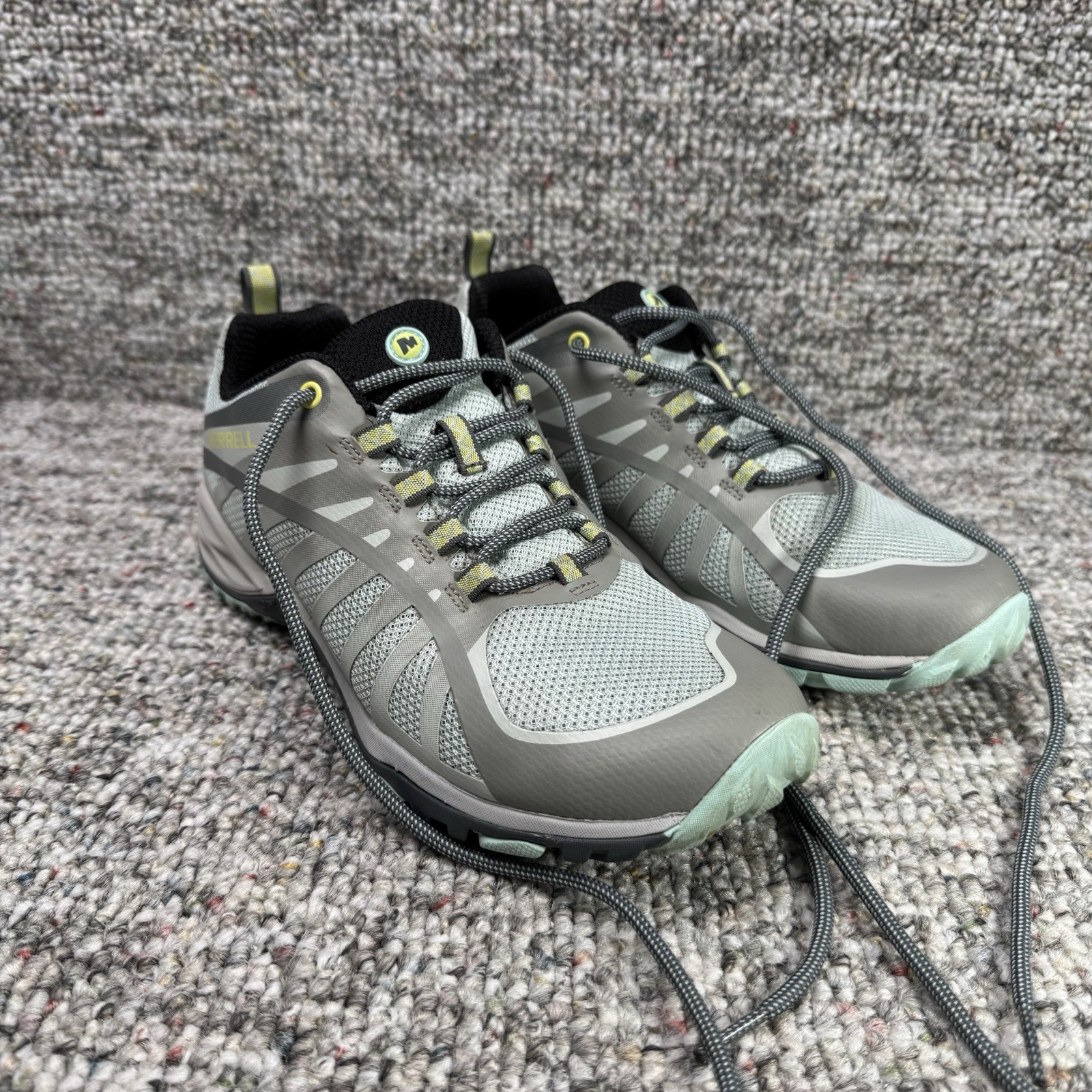 Scarpe Merrell donna taglia 7 5 bordo sirena Q2 escursionismo Paloma Aqua Trail J19740