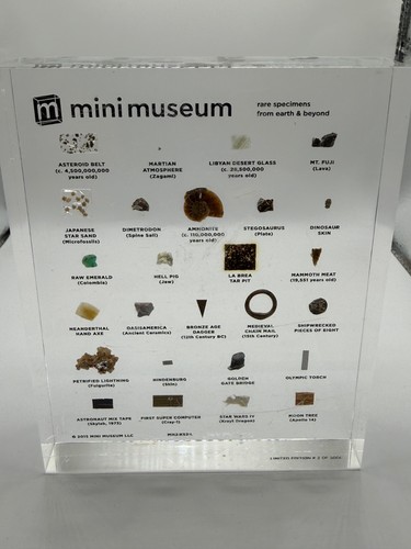 Mini Museum 2 Limited 2nd Edition - Large 26 Specimens Hans Fex - #0002/5000