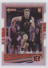 2020 Panini Donruss Rookie Press Proof Silver Die-Cut 38/75 Logan Wilson 0q3