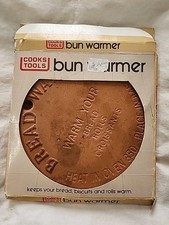 Vintage Cooks Tools 27557 Terracotta Bun Warmer