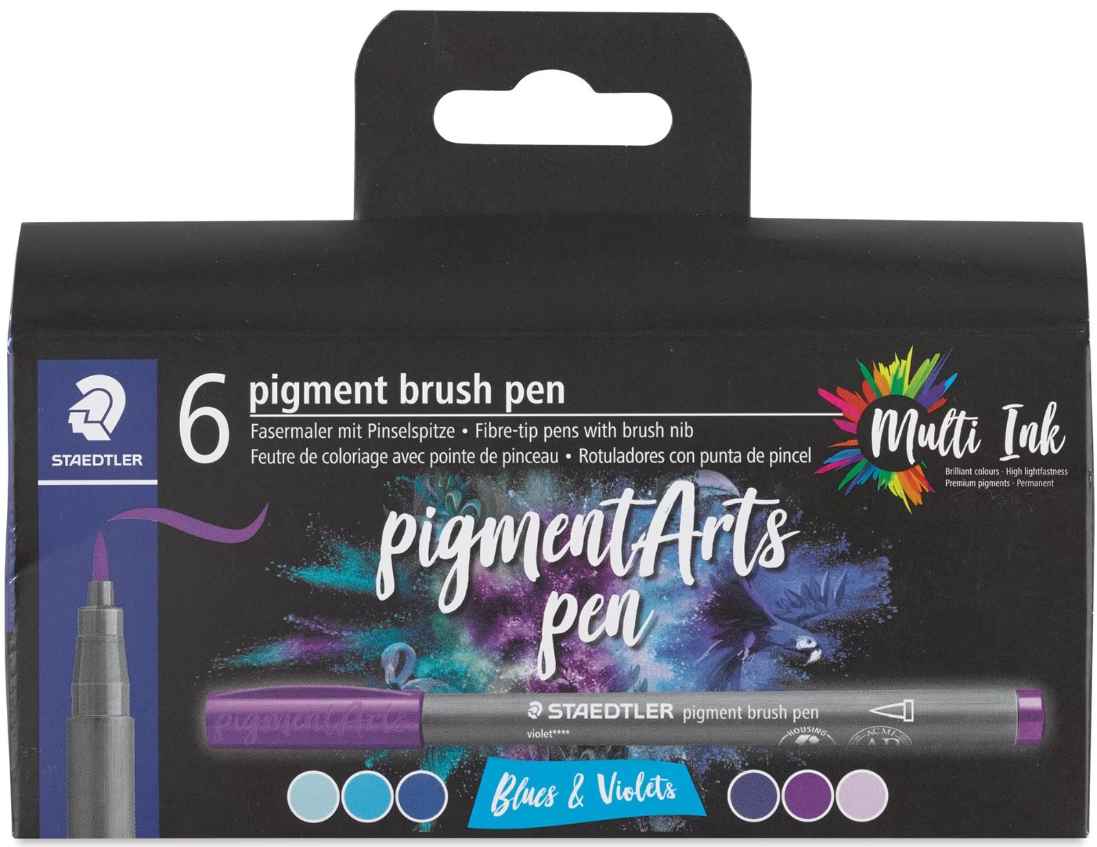 Staedtler Pigment Arts Brush Pen Multi-Ink ~ Assorted Colors