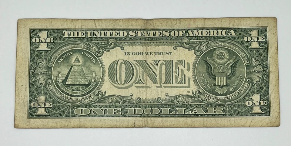 US $1 One Dollar Bill Star Note Money B07181812 Series 2013 - Image 2 of 2