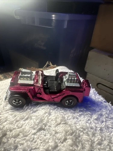 Hot Wheels Redline 1970 Grass Hopper’ Hot Metallic Pink ##Missing Windshield