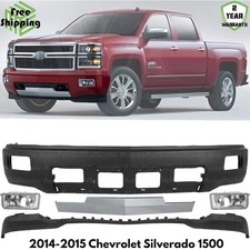 Front Bumper Paintable Air Dam Kit For 2014-2015 Chevrolet Silverado 1500 Front Bumper Paintable Air Dam Kit For 2014-2015 Chevrolet Silverado 1500
