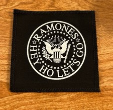 NEW XL Ramones Cloth Sew On Patch