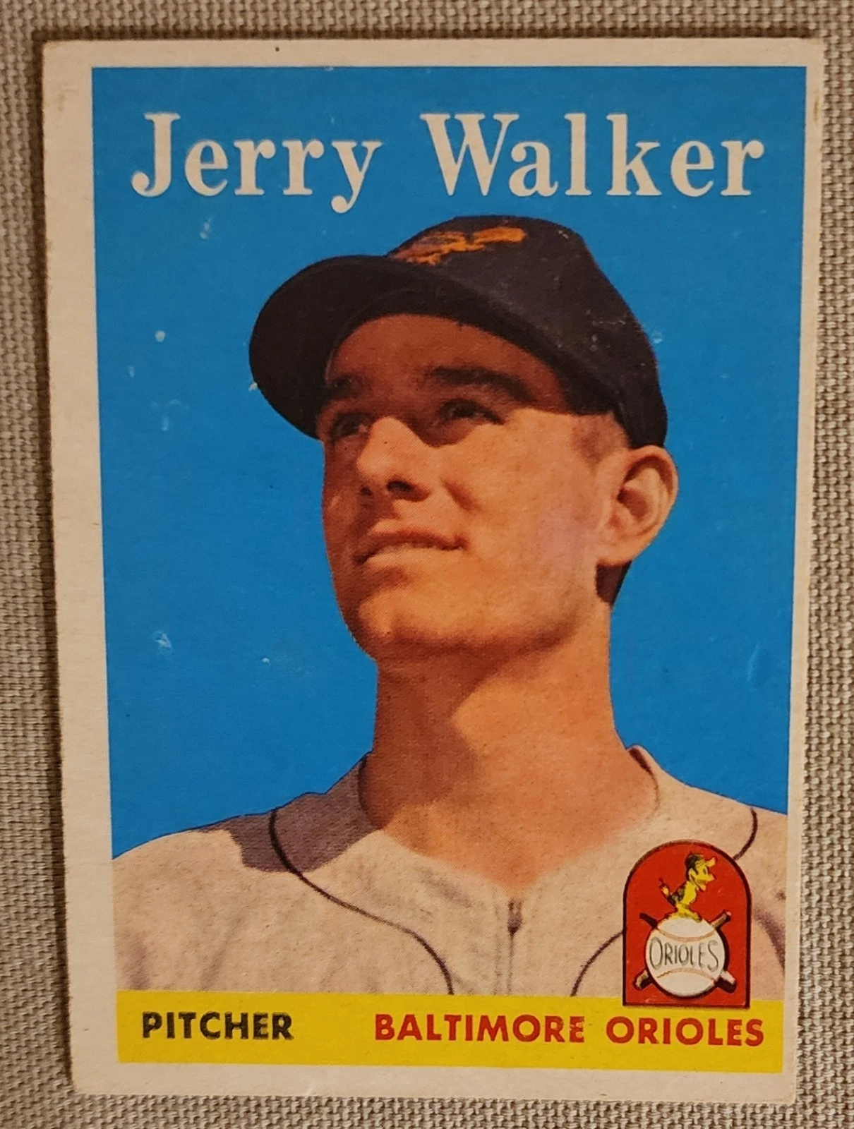 1958 Topps Jerry Walker #113 Baltimore Orioles VG+++-EX