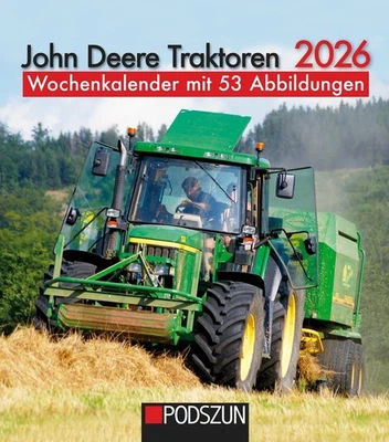 PODSZUN John Deere Traktoren 2026 Wochenkalender