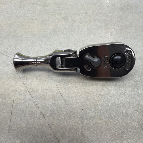 SNAP ON TKF72 Stubby Flex Head Ratchet 1/4” Drive USA TOOLS *NICE*