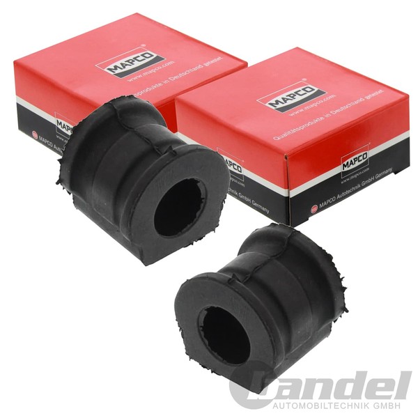 2X Mapco 20Mm Stabilager Vorne Beidseitig Passend FüR Skoda Fabia VW Polo-image